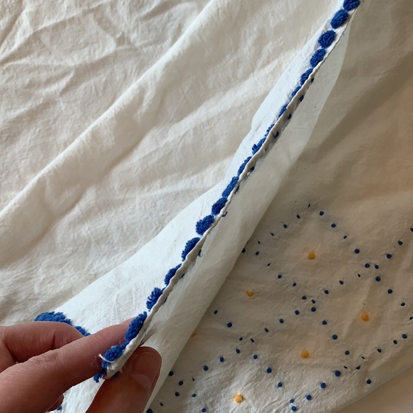 Host Fav 🎉 Vintage MCM Peacock Chenille Coverlet - Picture 9 of 10